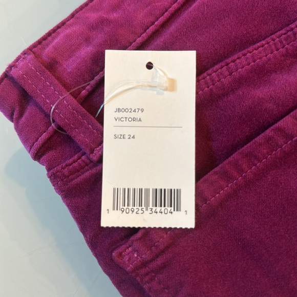 J Brand velvet pants - size 24 - Picture 11 of 14